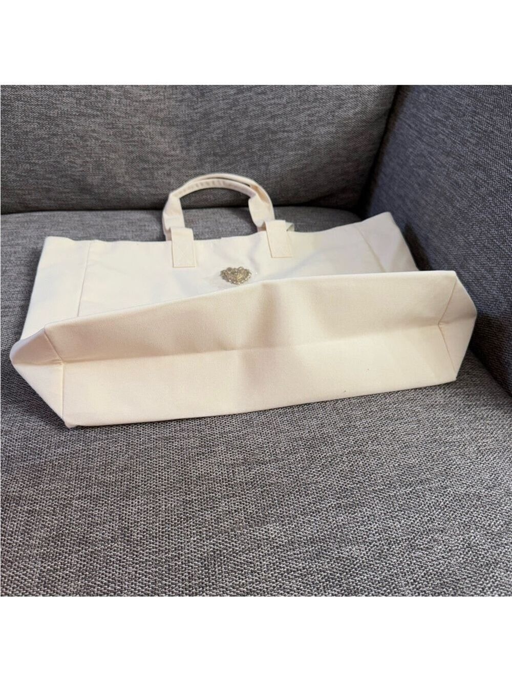 Dolce & Gabbana Beauty Tote Large Cream Luxury Authentic New - Picture 8 of 16